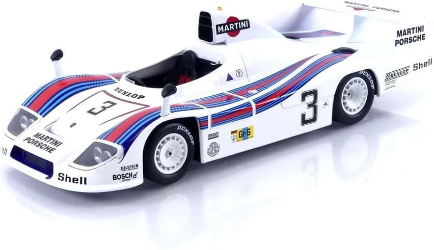 1/18 (Werk83) PORSCHE 936/77 24H LEMANS 1977 JACKY ICKX,HENRİ PESCAROLO (Martini Beyazı Yarış Tasarımlı)