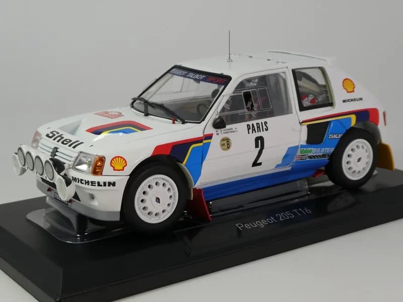 1/18 (Norev) PEUGEOT 205 T16 1985 MONTE-CARLO RALLY #2 ARİ VATANEN