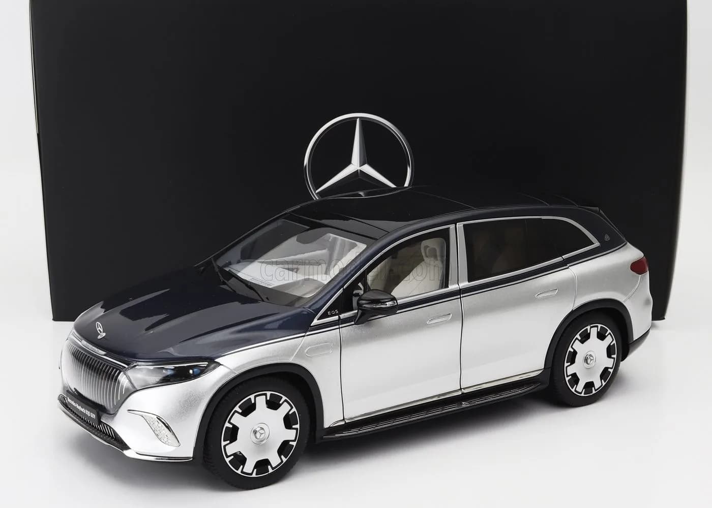 1/18 (Nzg) MERCEDES-MAYBACH EQS 680 SUV 2024 (Z 296) (Gümüş-Mavi)