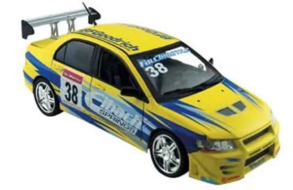 1/18 (RC2) 2002 MITSUBISHI LANCER EVOLUTION VII (Fast and the furious) (Sarı)