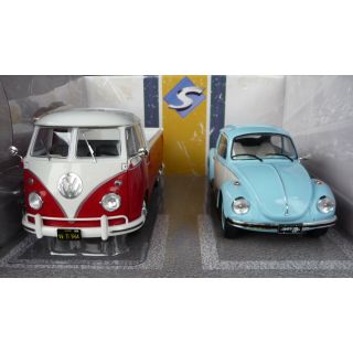 1/18 (Solido)  Volkswagen VW T1 Pick-Up & VW Beetle 1303