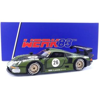 1/18 (Werk83) PORSCHE 911 GT1 24H LEMAN 1996 PRE-QUALİFYİNG DALMAS,STUCK,WENDLİNGER