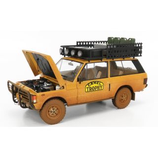 1/18 (Almost real)LAND ROVER RANGE ROVER ''CAMEL TROPHY'' PAPUA NEW GUINEA 1982 DIRTY VERSION
