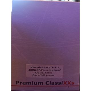 1/43 (Premium classixxs) MERCEDES-BENZ LP911 KAMYON - DUNLOP