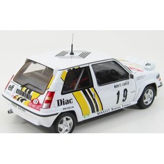 1/18 (Norev) RENAULT 5 GT TURBO RALLY MONTE CARLO 1989