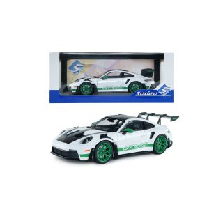 1/18 (Solido) PORSCHE 911 GT3 RS 2024 (Yeşil Şeritli Beyaz)