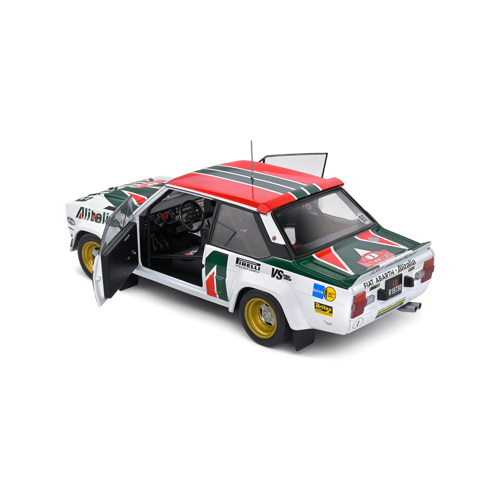 1/43 1:43 Lot Camion FIAT 242 Assistance Rallye + FIAT 131 Abarth WRC