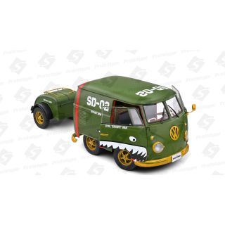 1/18 (Solido) VOLKSWAGEN KOOL KOMBI – ARMY FIGHTER –2023