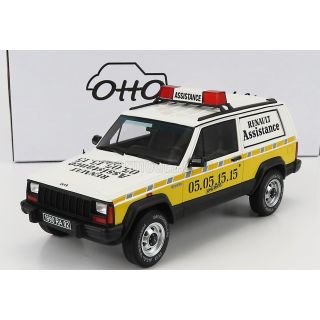 1/18 (Otto models) JEEP CHEROKEE RENAULT ASSISTANCE 1995 (Resine model)
