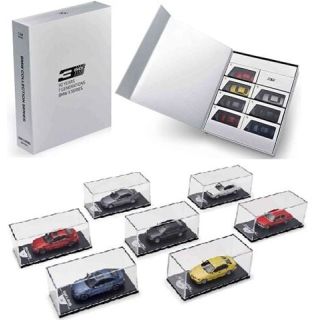 1/64 (Minichamps) BMW 	SET 7X 3-SERIES COLLECTION 50 YEARS - 7 GENERATION - E21 1975 - E30 1982 - E36 1990 - E46 1997 - E90 2005 - F30 2011 - G20 2018