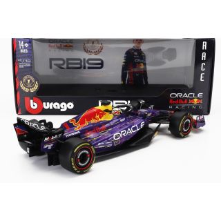 1/18 (Burago) F1 RB19 TEAM ORACLE RED BULL RACING N 1 WORLD CHAMPION WINNER LAS VEGAS USA GP 2023 MAX VERSTAPPEN