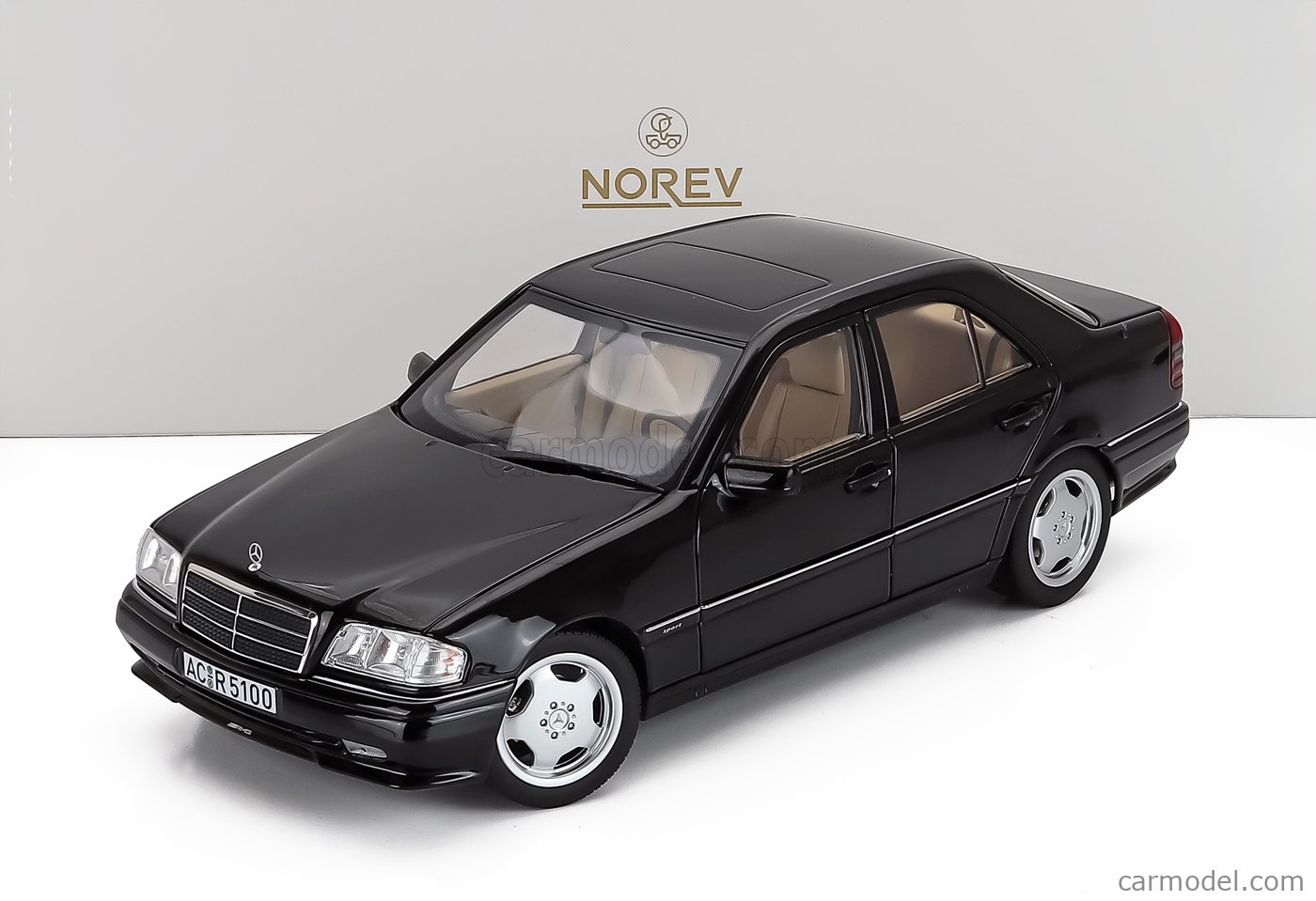 1/18 (Norev) MERCEDES-BENZ C36 AMG 1993 (W 202) (Obsidian Black